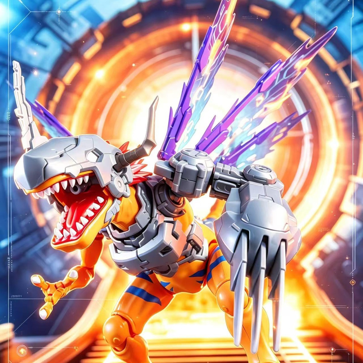 Bandai Gundam Hg - Jws Modell KO FRSDigimon Metal Greymon,