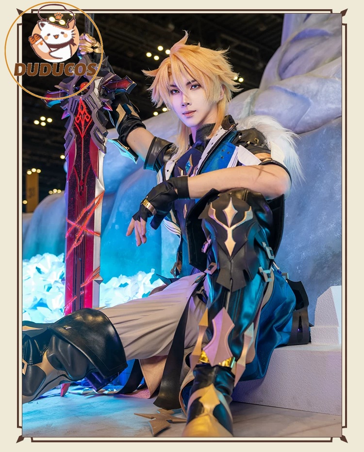 Anime Cosplay Armor - AUF LAGER Varka Cosplay-Kostüm Spiel Genshin