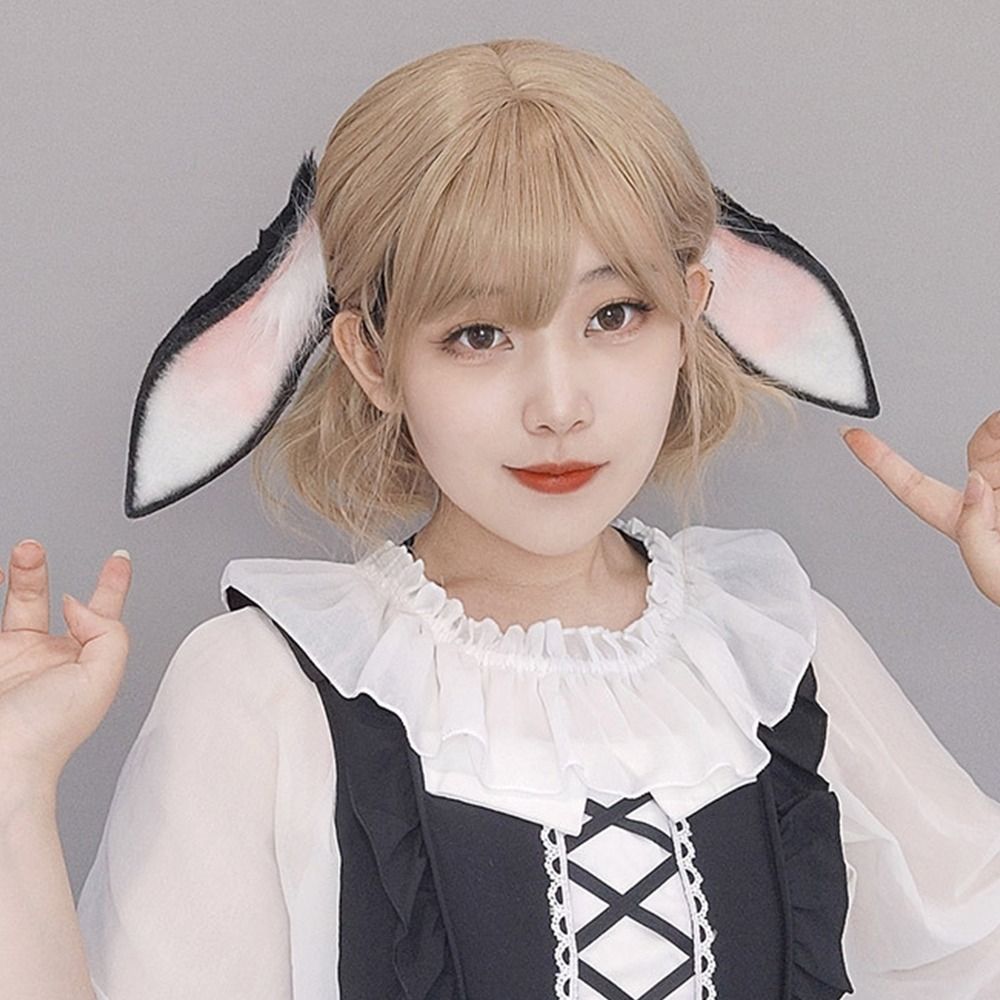 Anime Cosplay Girl Photo - Anime Hasenohren Haarreif Cosplay Hasenmädchen Süßes