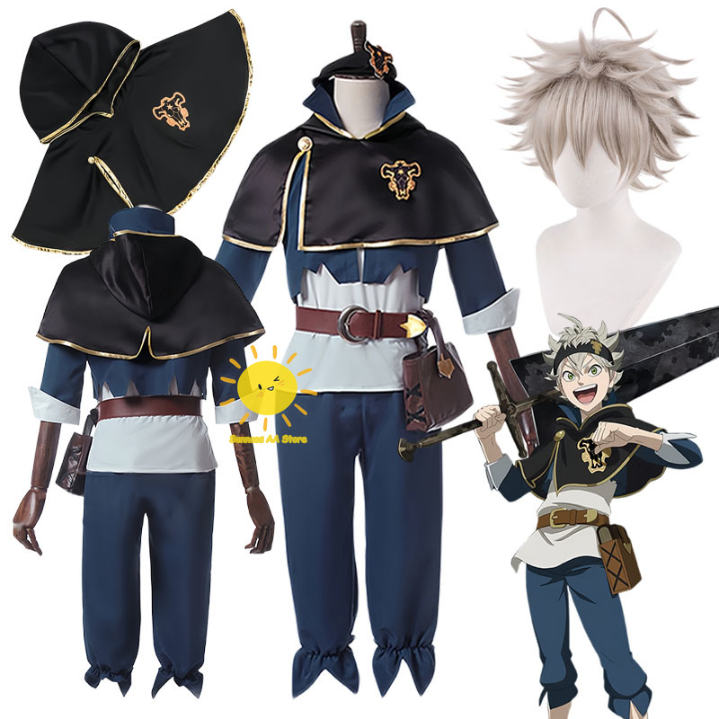 Black Clover Grimoire - Anime Black Clover Cosplay Asta Kostüme