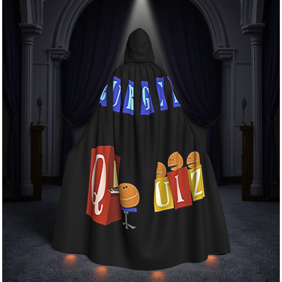 Burger Quiz Neues Logo, langer – Anime Cosplay Quiz Bewertung und Preis