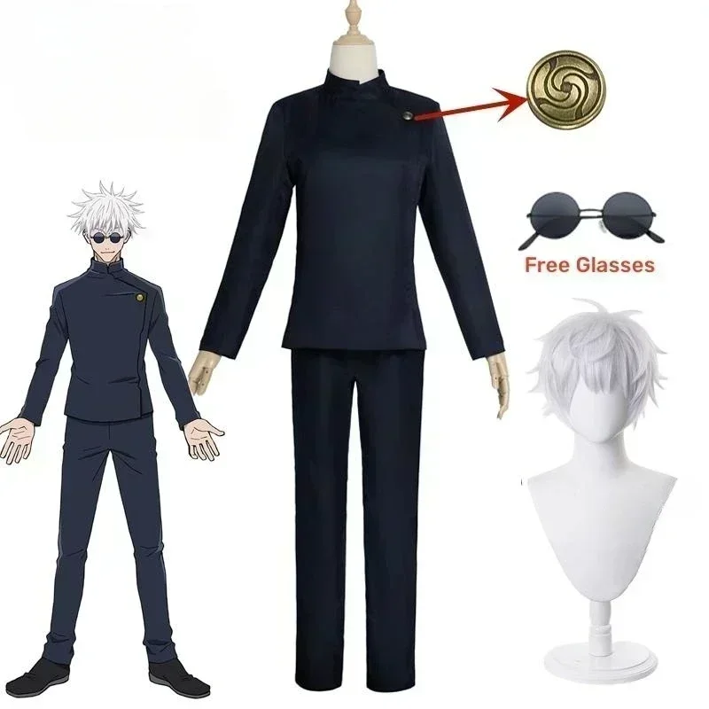 Anime Gojo Satoru Cosplay Unif – Anime Cosplay Jujutsu Kaisen Bewertung und Preis