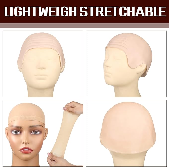 2-teiliges Set Latex-Perückenk – Anime Cosplay Makeup Bewertung und Preis