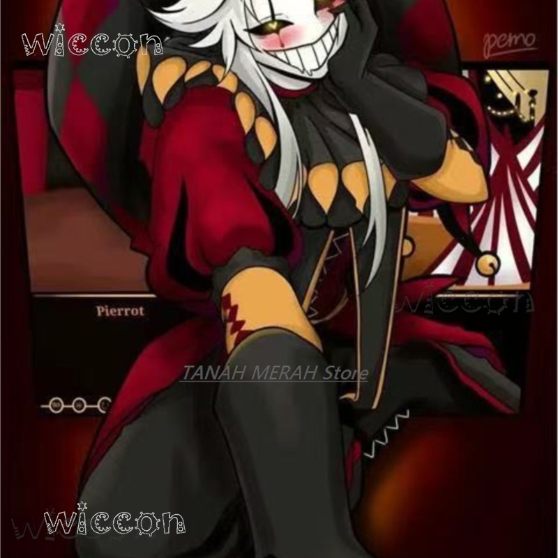 Halloween Pierrot Der Verrückt – Anime Cosplay Face Bewertung und Preis