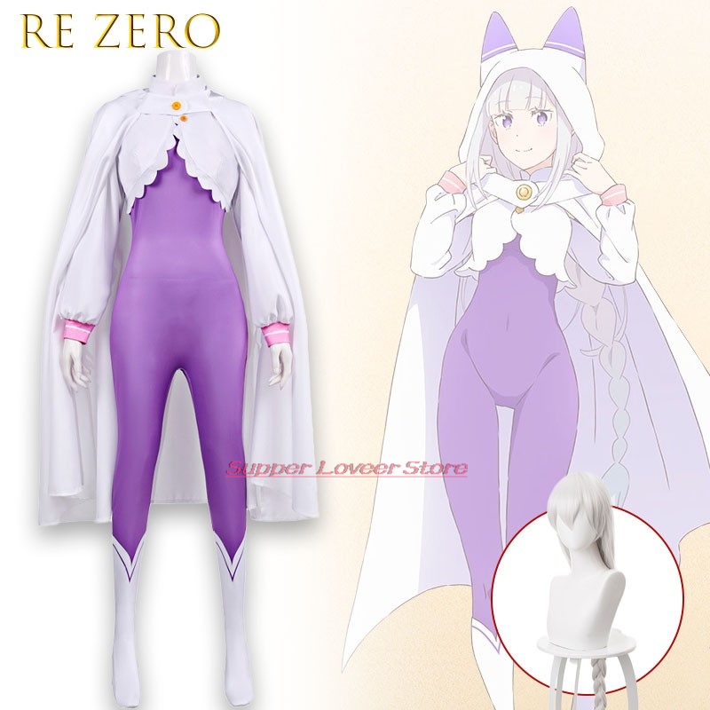 Re Zero Emilia Cosplay-Kostüm- – Anime Cosplay Events 2026 Bewertung und Preis