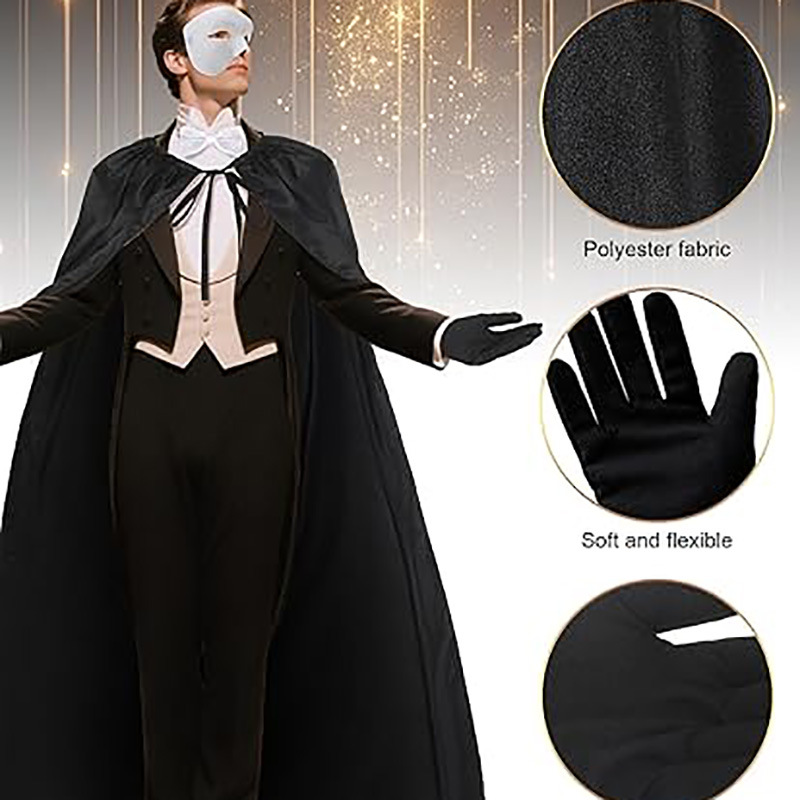 4-teiliges Gothic-Zauberer-Kos – Anime Cosplay Face Bewertung und Preis