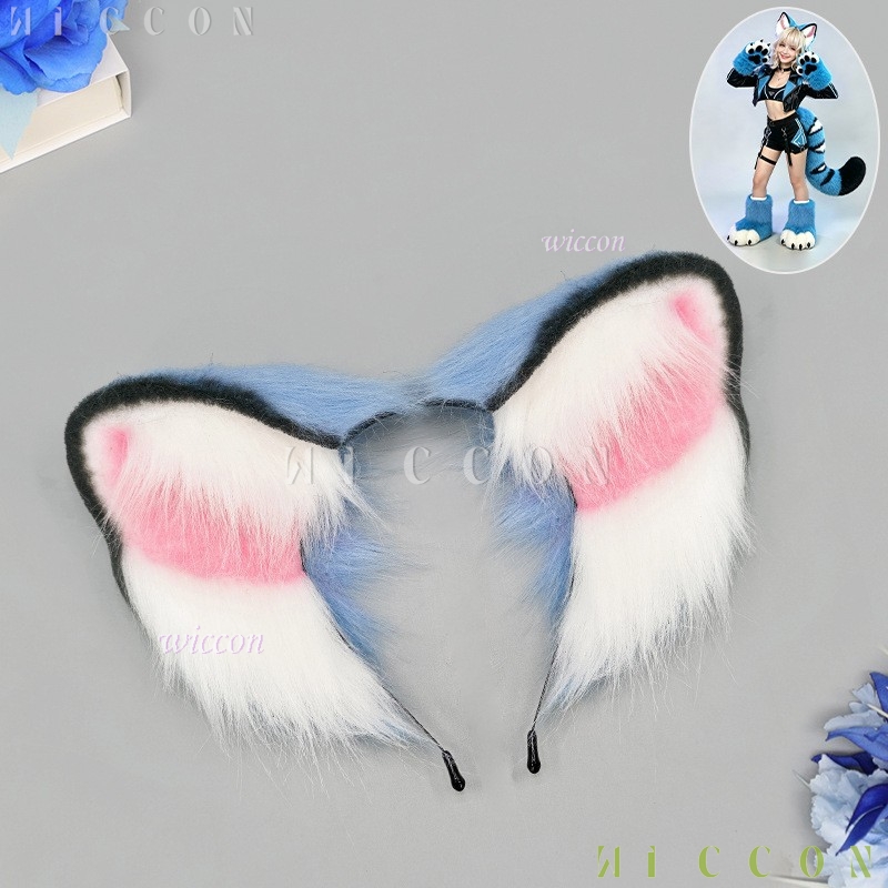 Derpyy Blaues Tiger-Fursuit-Se – Cosplay Anime Women Bewertung und Preis