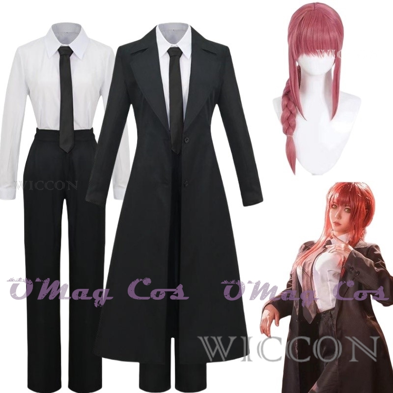 Makima Cosplay-Kostüm, Trenchc – Anime Cosplay Makima Bewertung und Preis