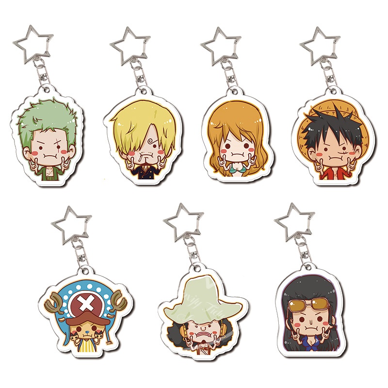 One Piece Anime Acryl-Schlüsse – Cosplay Anime Zoro Bewertung und Preis