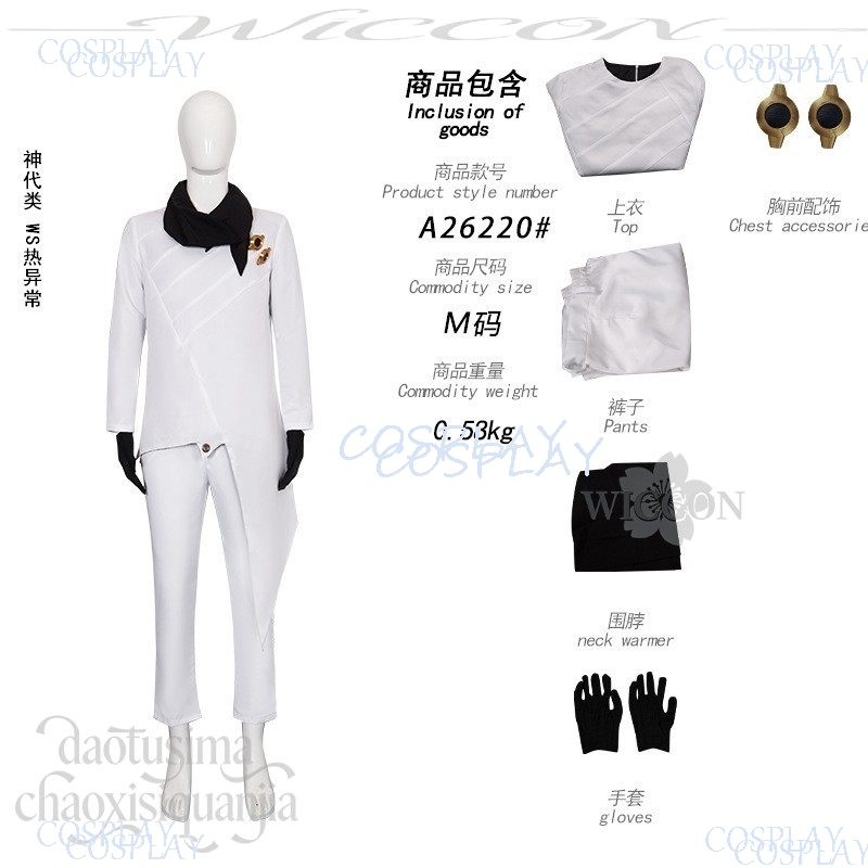 Weißer Anzug, Jacke, Hose, Per – Anime Cosplay Events 2026 Bewertung und Preis