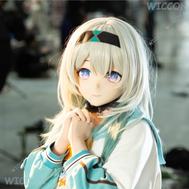 Kigurumi Weibliche Gesichtsmas – Anime Cosplay Face Bewertung und Preis